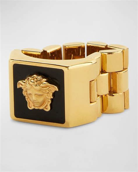 ioffer versace ring|Versace enamel ring.